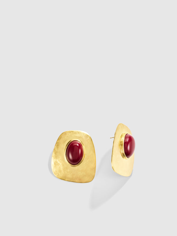 SHEIKE Sicily Earrings Gold 1008617 Detail Ghost Image