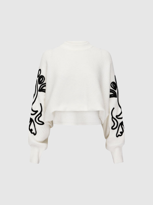SHEIKE Kendall Knit Jumper Ivory 1008630 Ghost Image