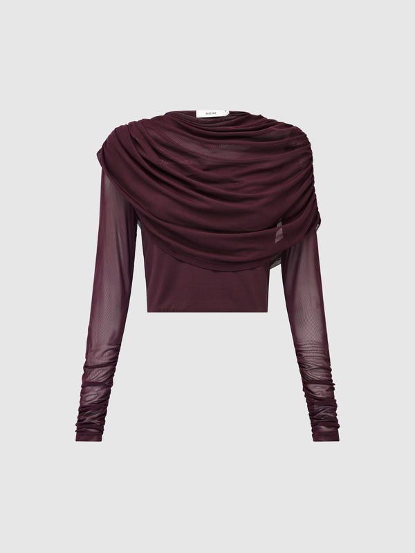 SHEIKE Zuri Top Black Jam 1008639 Ghost Image