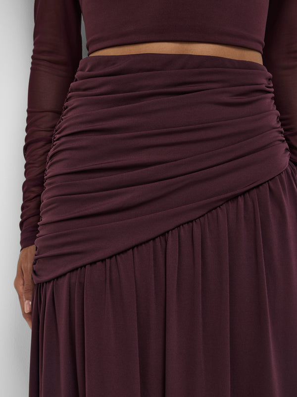 SHEIKE Zuri Maxi Skirt Black Jam 1008641 Detail Image