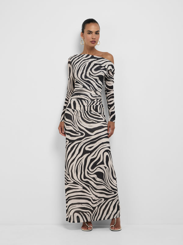 Size8 SHEIKE Romeo Dress Zebra 1008652 Front Image