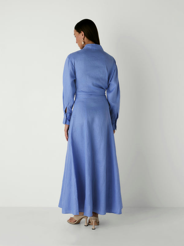 FAYE SHIRT DRESS, back view