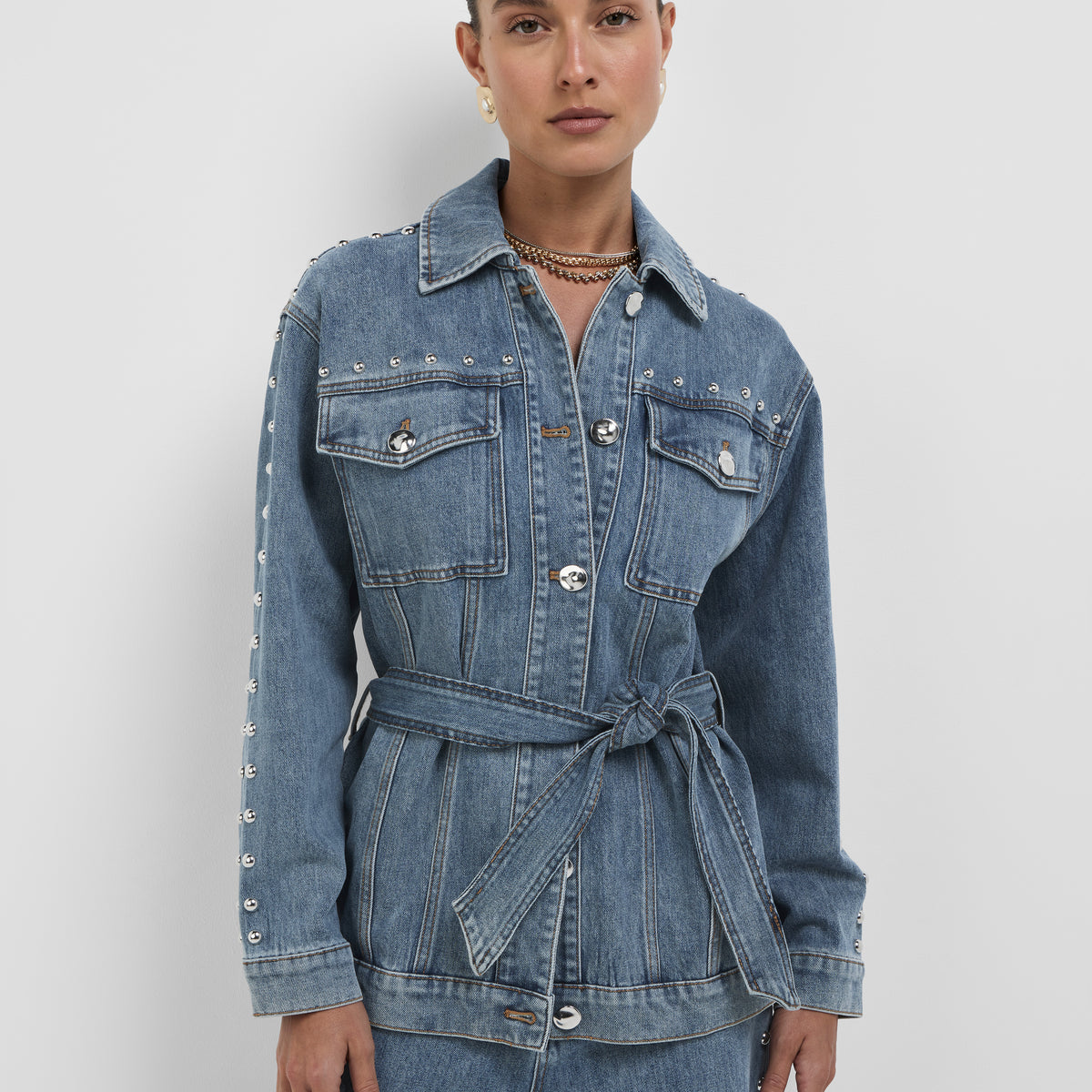 Ruby Jacket Blue | Denim Jacket | SHEIKE