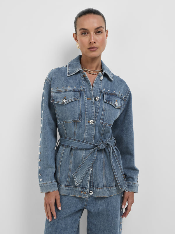 Size8 SHEIKE Ruby Jacket Blue 1008692 Close Up Image