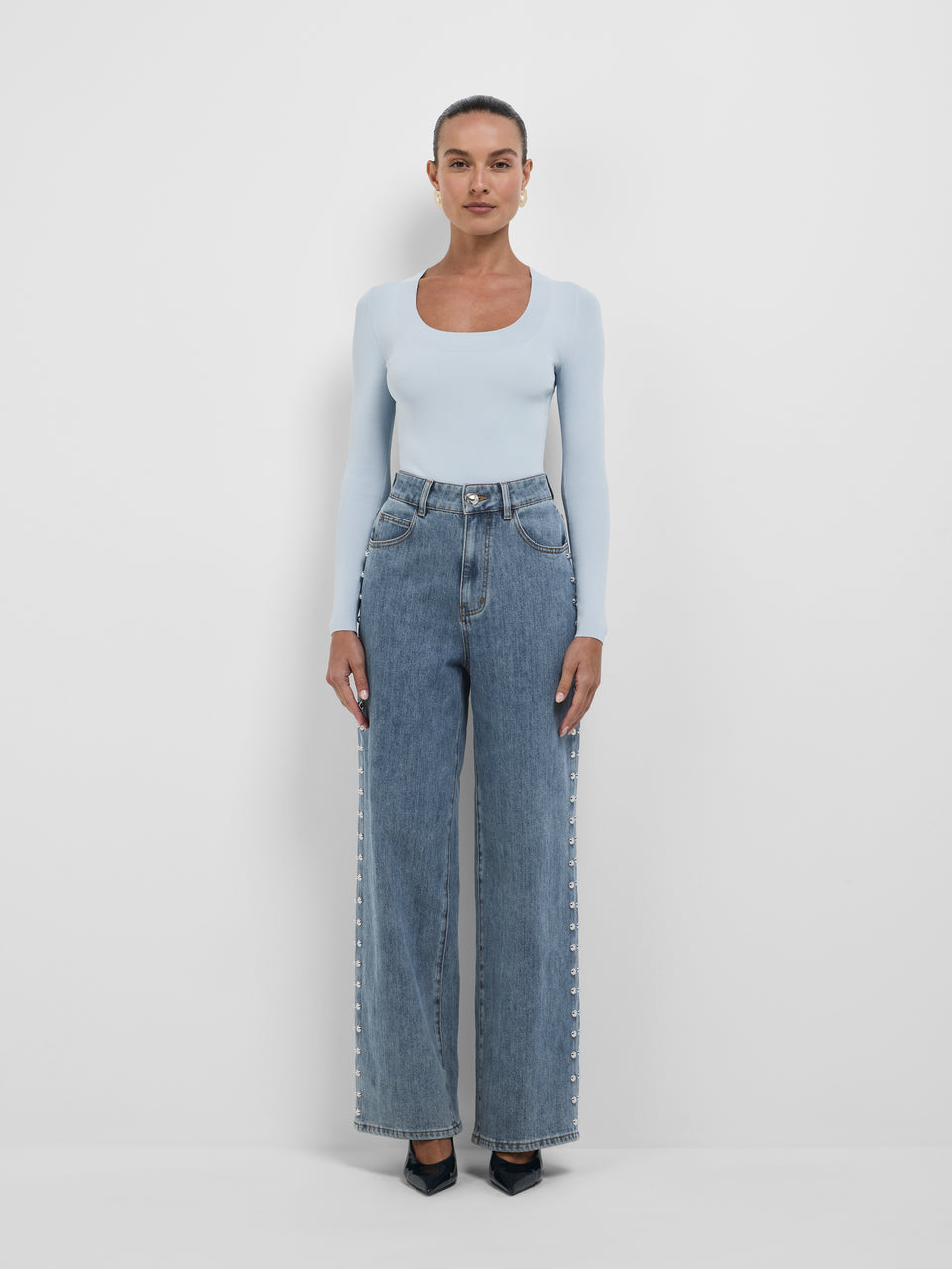 Denim Ruby Ruby Jean Blue | Relaxed Denim Jeans | SHEIKE
