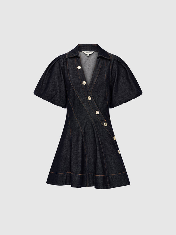 SHEIKE Briar Mini Dress Indigo 1008710 Ghost Image