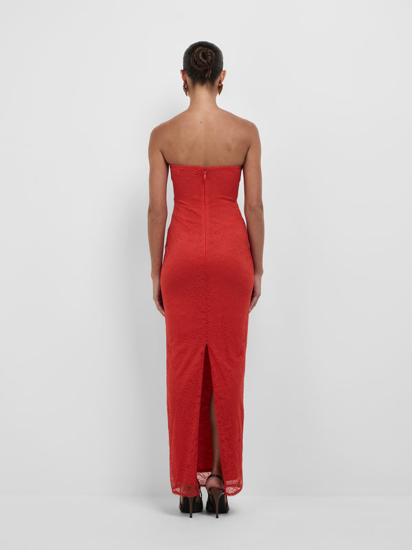 SHEIKE Rosie Maxi Dress Red 1008711 Back Image