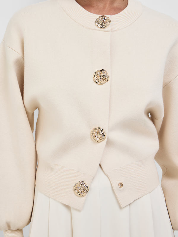 SHEIKE Gordon Knit Cardigan Ivory 1008713 Detail Image