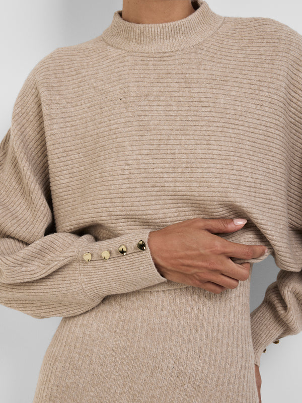MAYFAIR MIDI KNIT SET, close-up detail