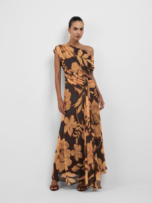CHARLEY MAXI DRESS, front view on size 8 model