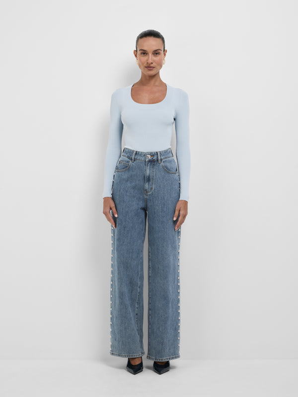 SHEIKE Annabelle Bodysuit Mist 1008744 Front Image