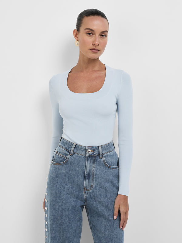 Size8 SHEIKE Annabelle Bodysuit Mist 1008744 Close Up Image