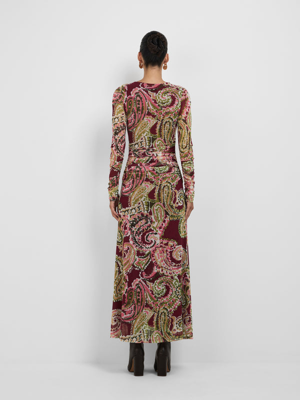 ELYSE MAXI DRESS, back view