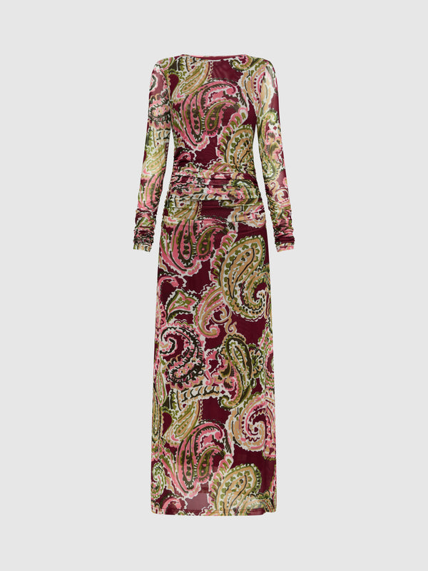 ELYSE MAXI DRESS, flat lay
