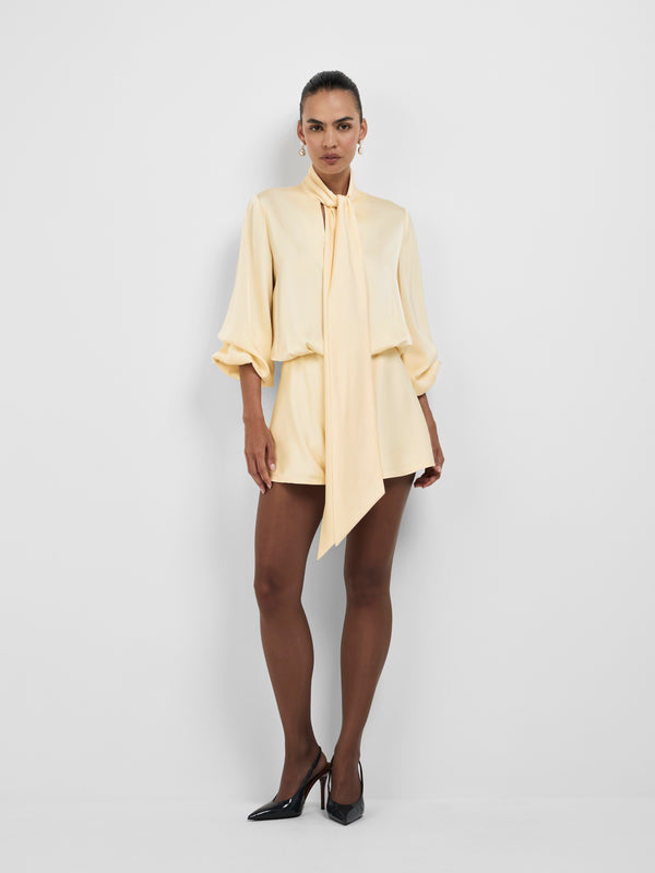 ODETTE MINI DRESS, front view on size 8 model