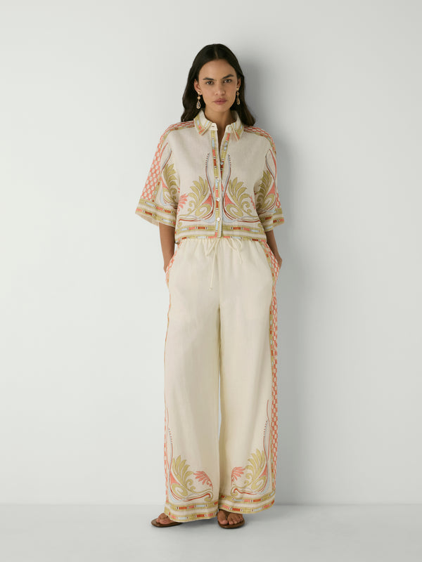 TROPICS PANT, front view on size 8 model