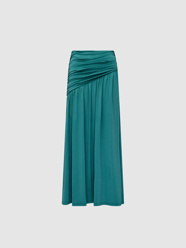 SHEIKE Zuri Maxi Skirt Jade 1008766 Ghost Image