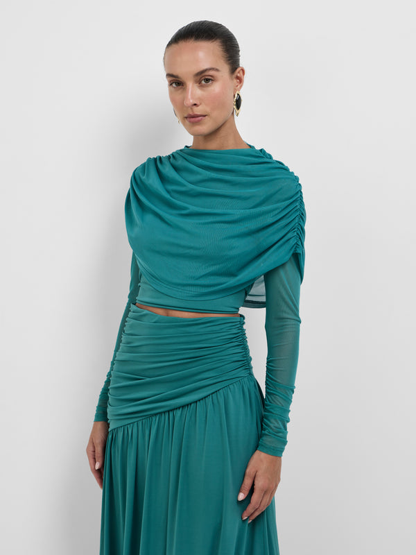 Size8 SHEIKE Zuri Top Jade 1008767 Close Up Image