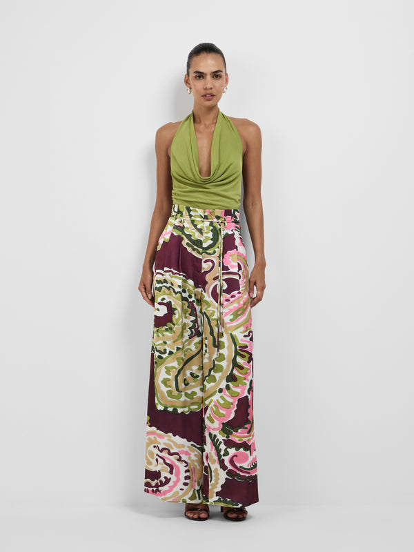 RANA HALTER TOP, front view