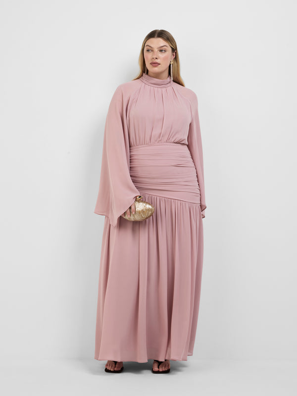 AMIE GOWN, front view on size 12 model