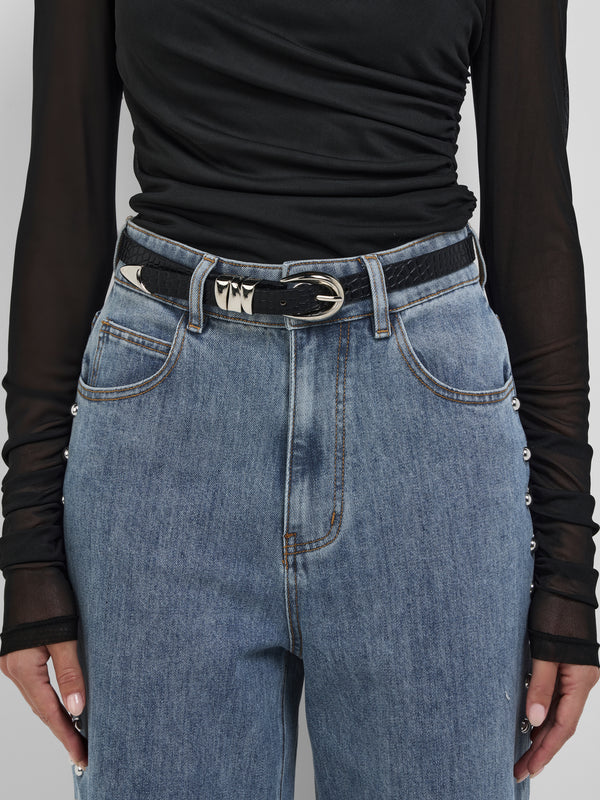 SHEIKE Jules Belt Black 1008790 Model Image