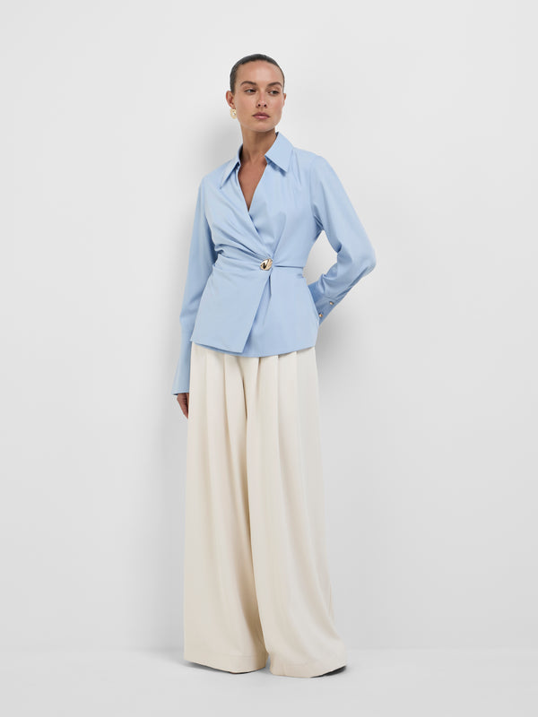 SHEIKE Jeannie Shirt Blue 1008795 Styled Front Image