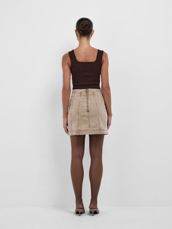 SHEIKE Mabel Skirt Stone 1008797 Back Image