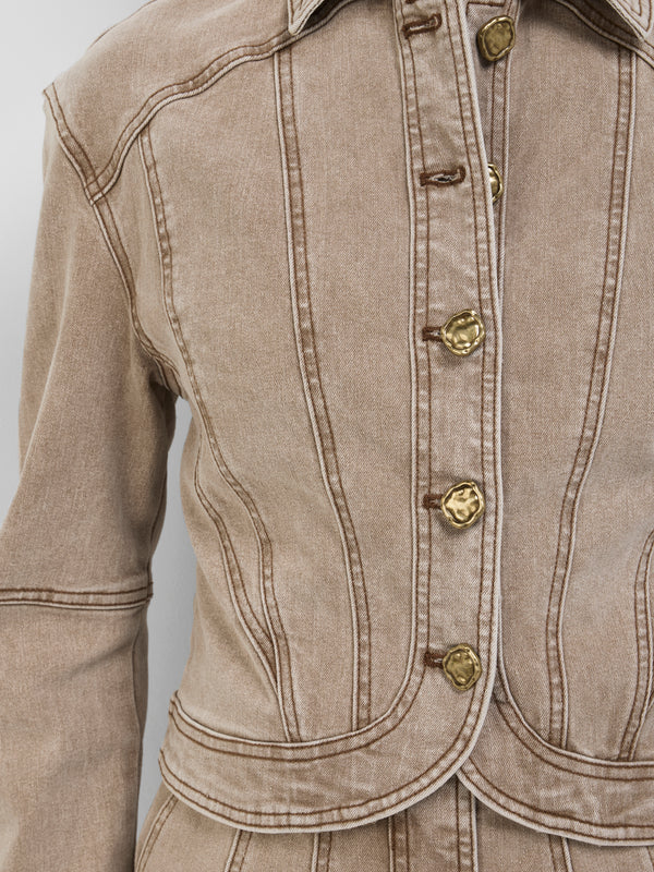 SHEIKE Mabel Jacket Stone 1008802 Detail Image