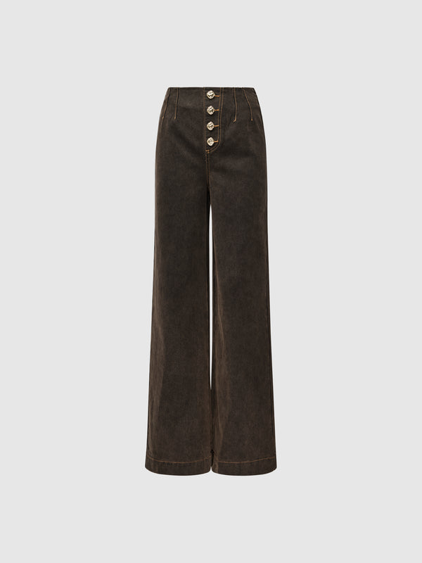 VERA DENIM JEAN, flat lay
