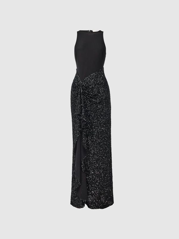 ALLETTA GOWN, flat lay