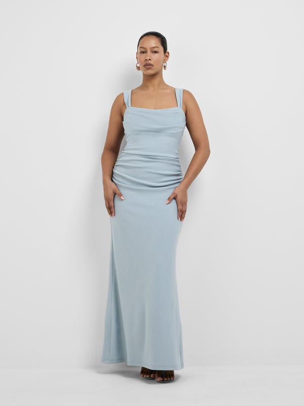 DARIANNA GOWN, front view on size 12 model