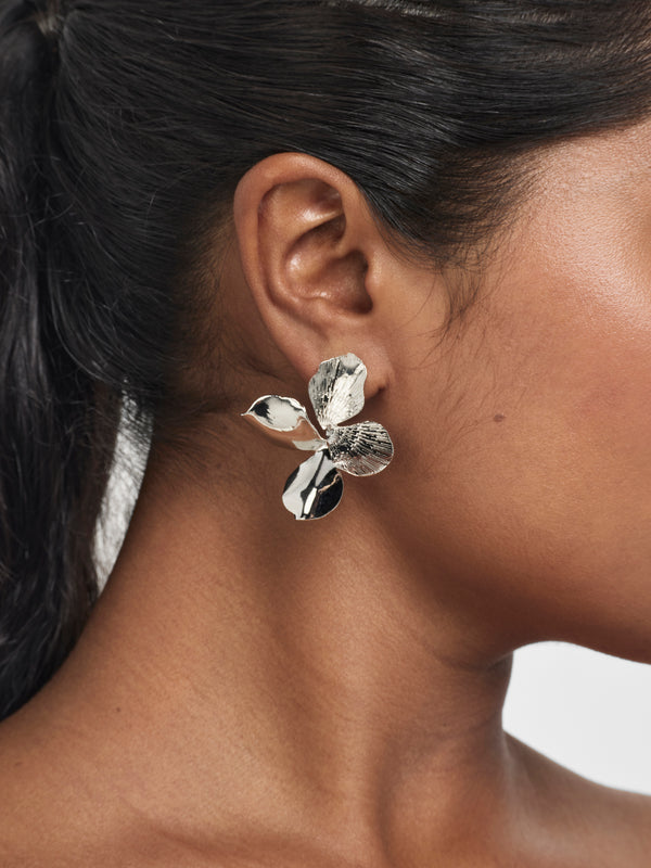 SHEIKE Firework Earring Silver 1008828 Model Image