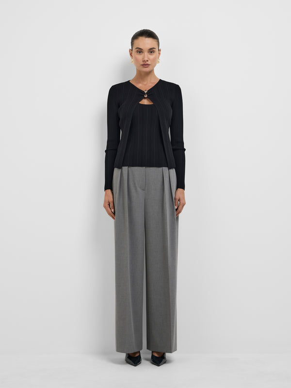 ZOLA KNIT TOP, front view