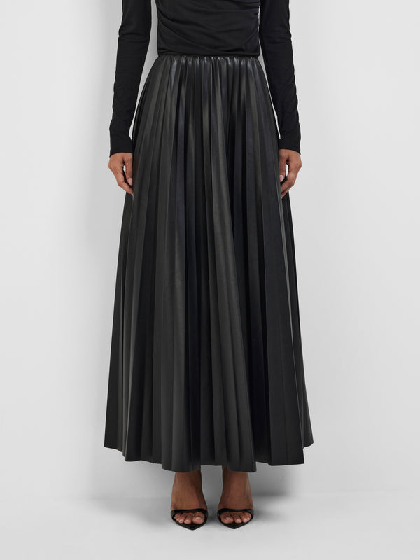 SIENNA MAXI SKIRT, close-up detail on size 8 model