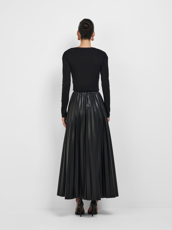 SIENNA MAXI SKIRT, back view