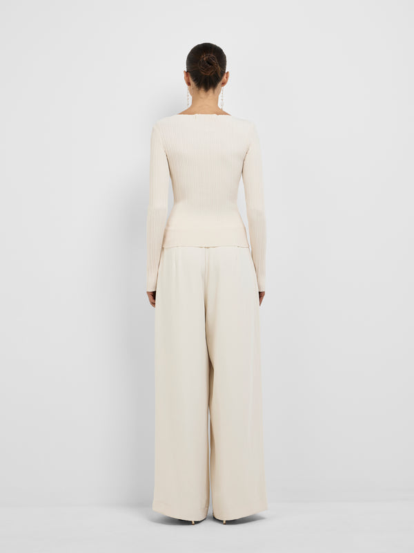 CLAUDETTE KNIT TOP, back view