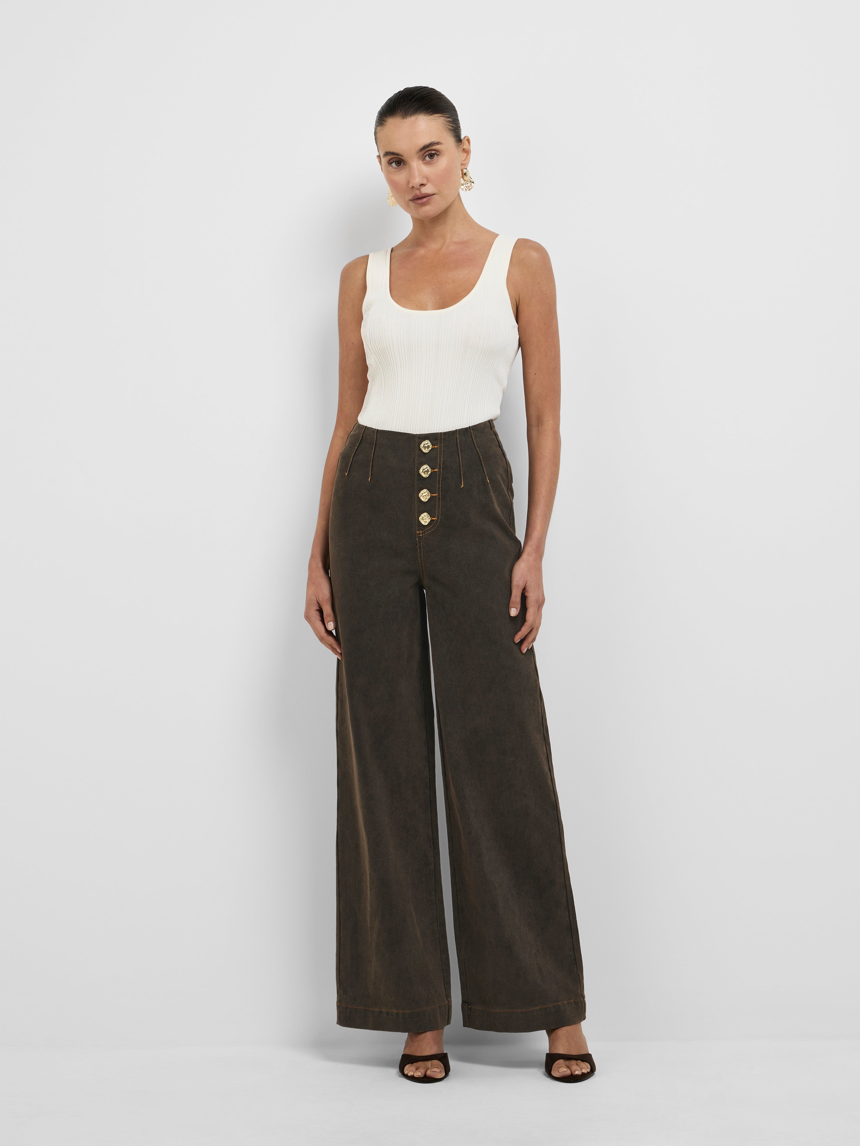 Zola Knit Top Ivory | Detachable Cardigan | SHEIKE