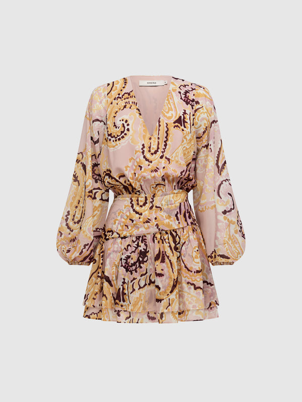 LEONA MINI DRESS, flat lay