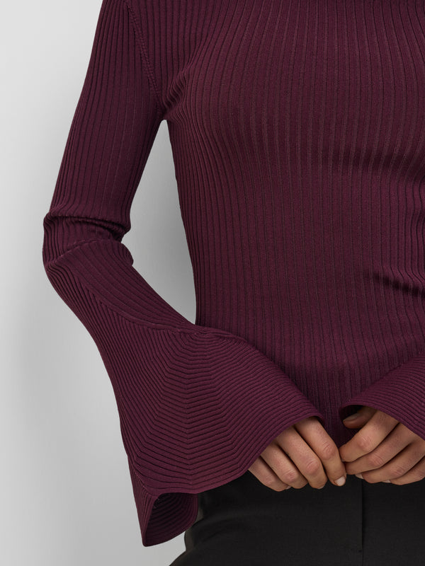 TORI KNIT TOP, close-up detail