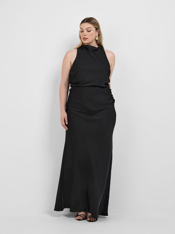 TERA GOWN, front view on size 16 model