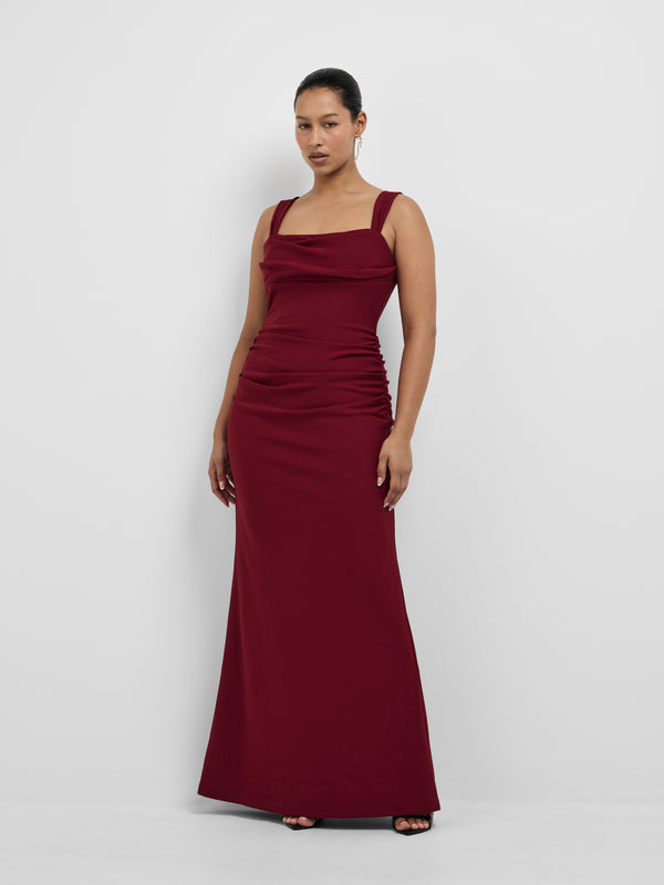 DARIANNA GOWN, front view on size 12 model