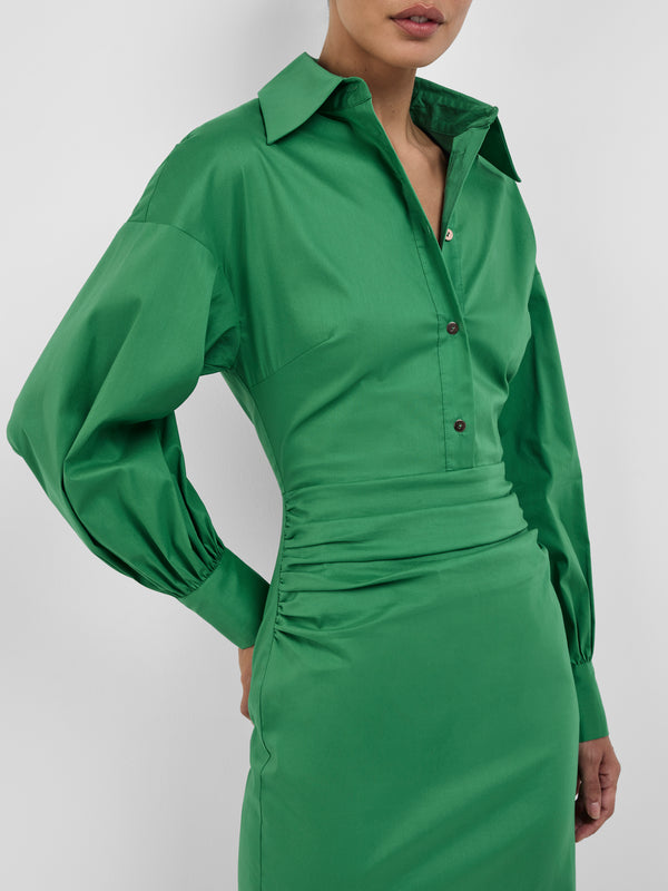 OPHELIA MIDI DRESS, close-up detail