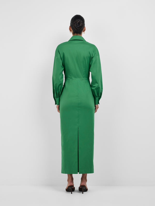 OPHELIA MIDI DRESS, back view