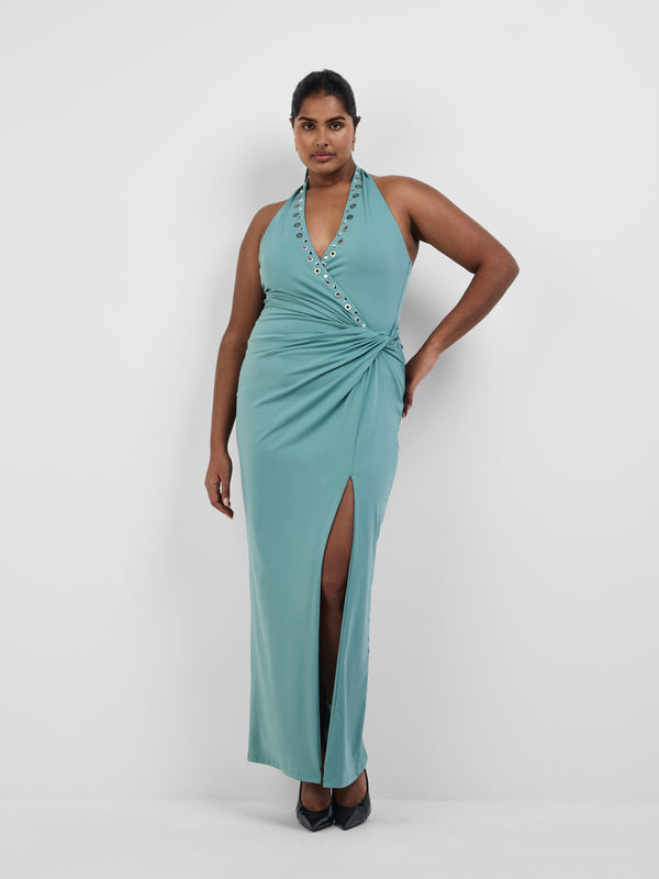 KELLY DRESS, front view on size 16 model