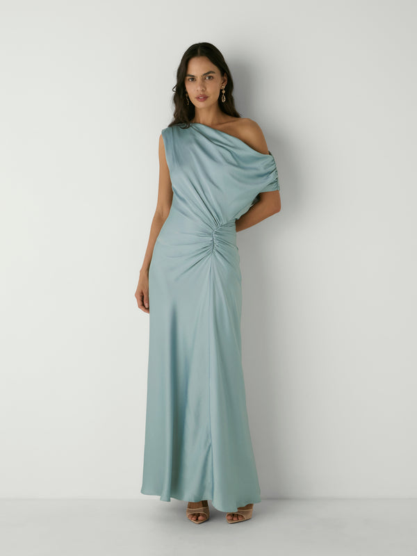 ARIEL DRESS, front view on size 8 model