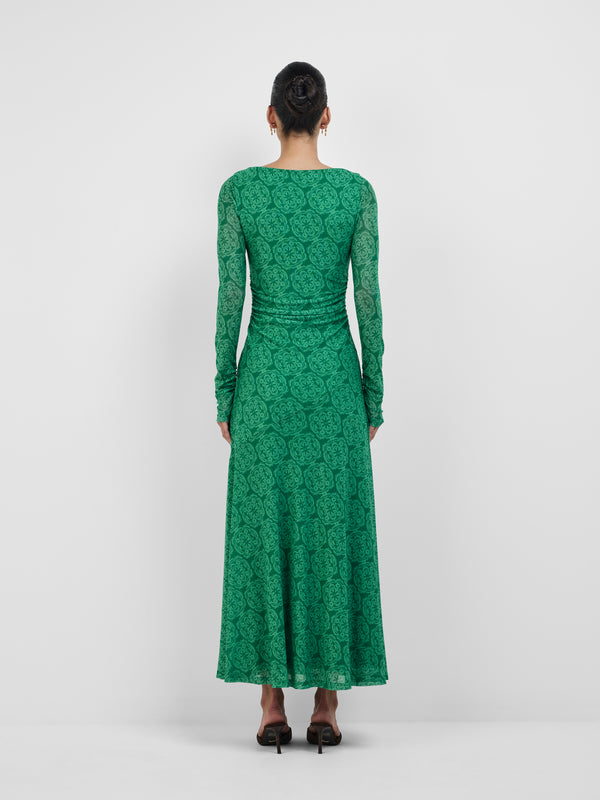 RAYA MAXI DRESS, back view