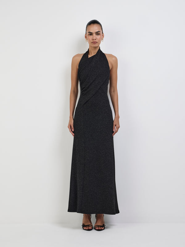 SHILA GOWN, front view on size 8 model