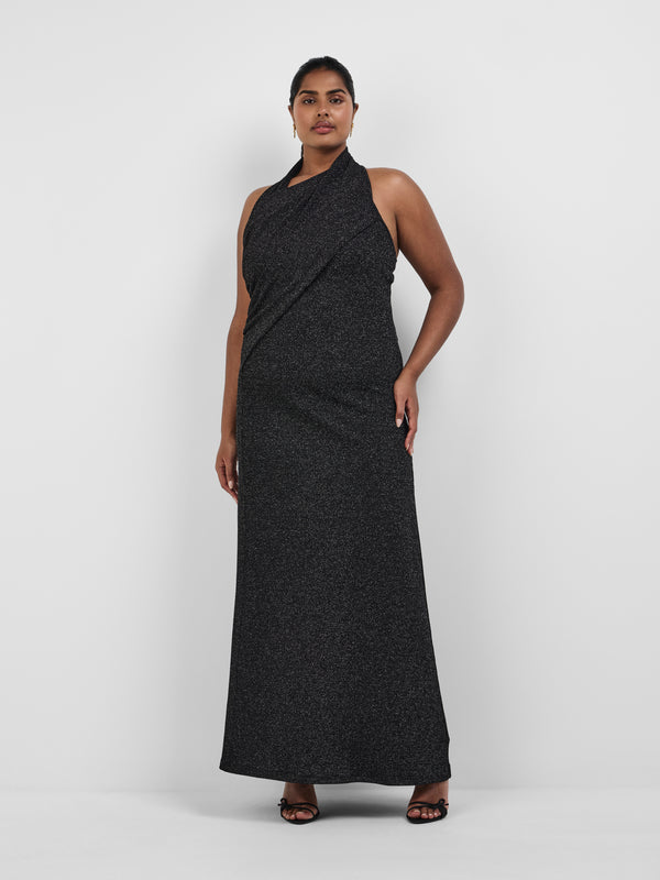 SHILA GOWN, front view on size 16 model
