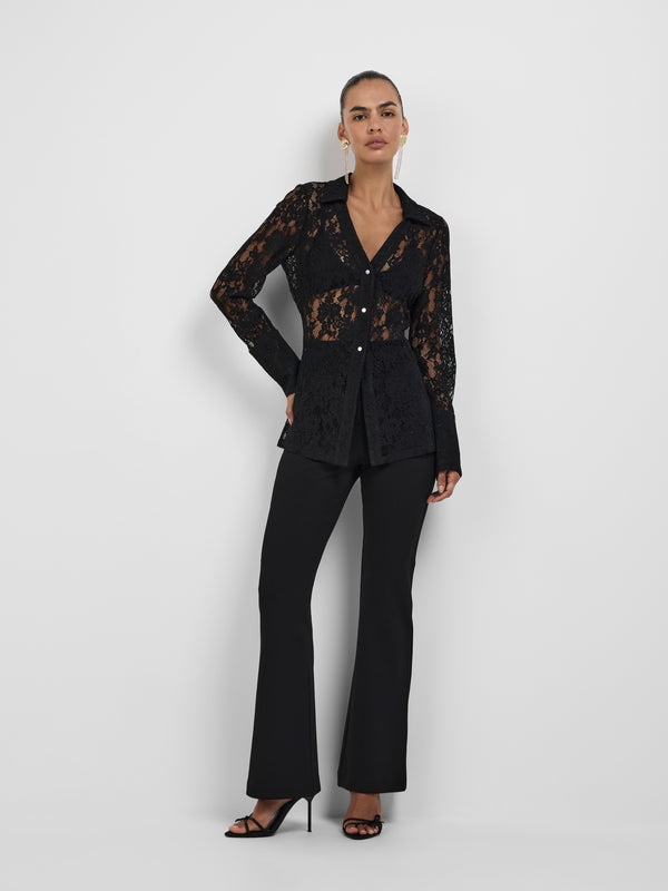 HARLOW LACE TOP, front view