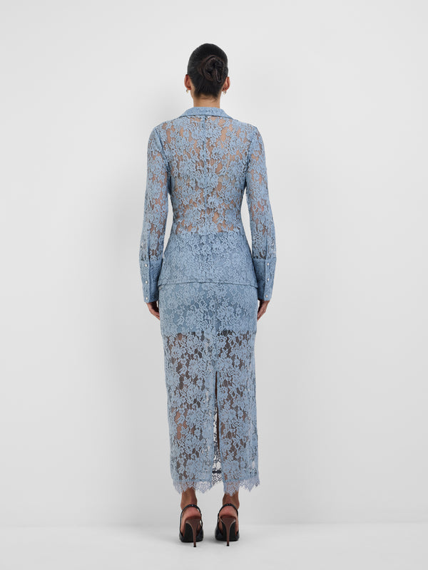 HARLOW LACE TOP, back view